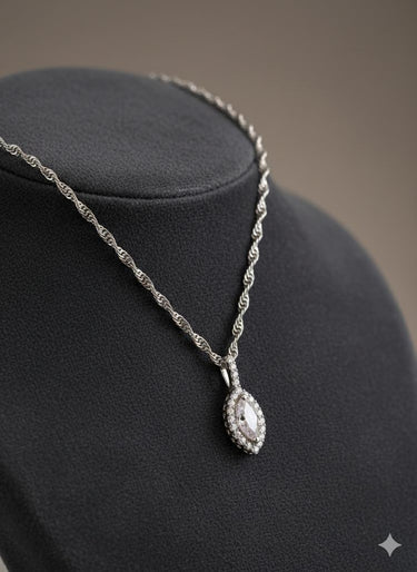 925 Silver Teardrop Chain